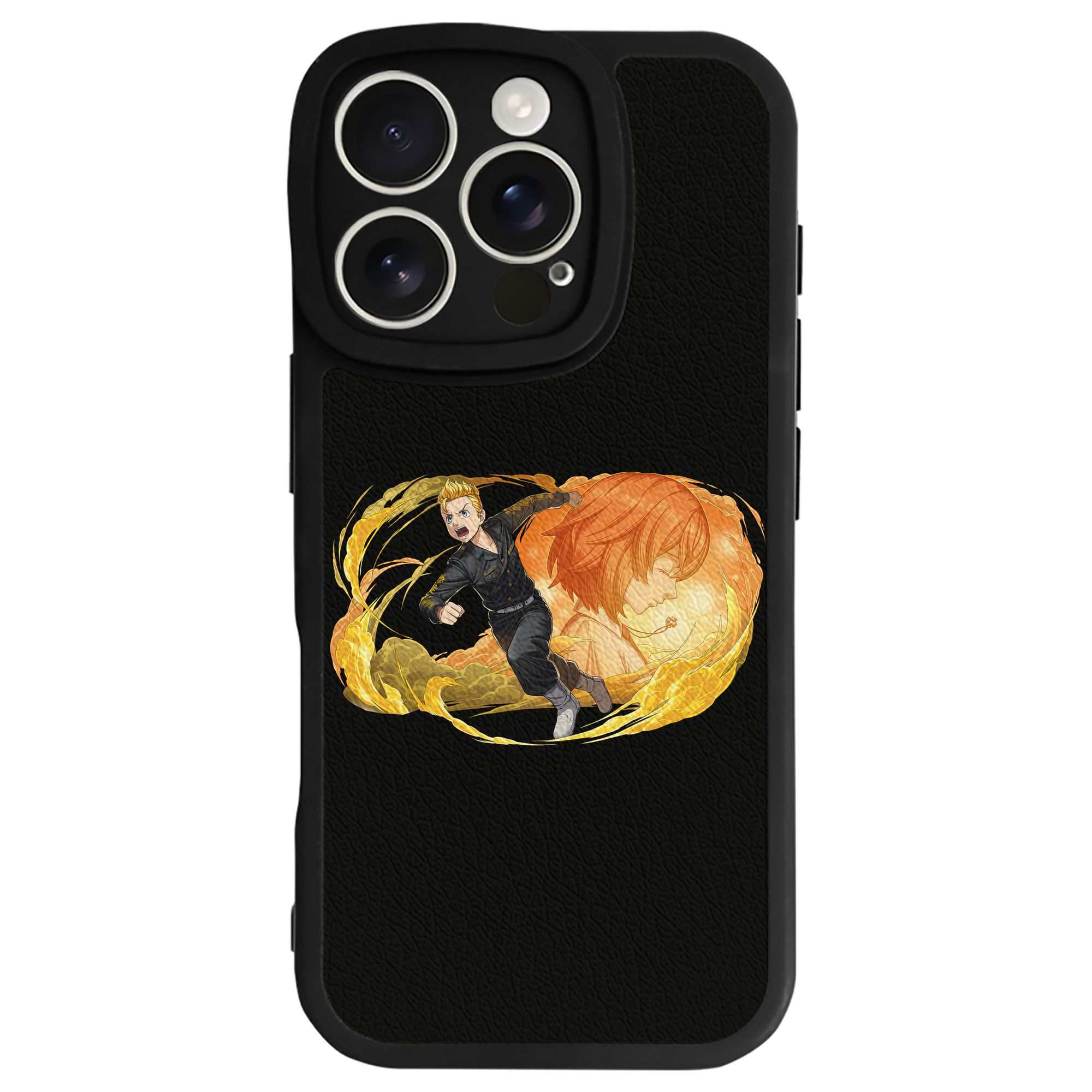 （画像用） 東京リベンジャーズ Tokyo Revengers 【iPhone 16シリーズ対応】シリコンスマホケース（レザー調） 材質：シリコン